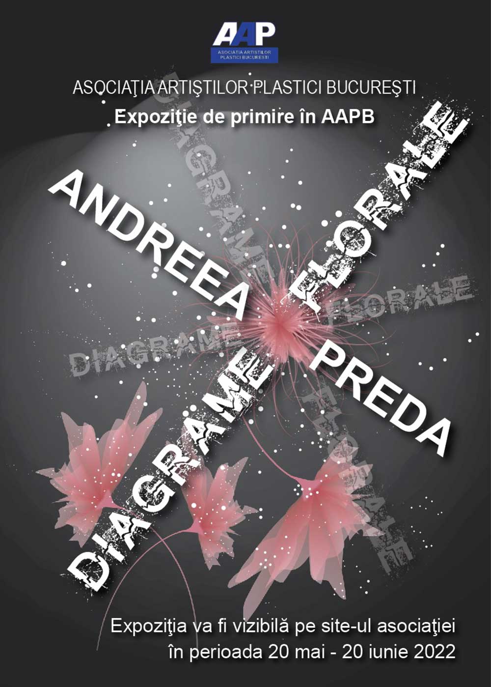 Andreea Preda „DIAGRAME FLORALE” - expoziţie de primire în AAPB - (20 mai - 20 iunie 2022) - ONLINE